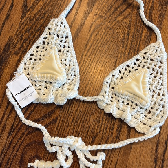 Free People It's Now Cool Cowrie The Shell Tri Top - Picture 5 of 5